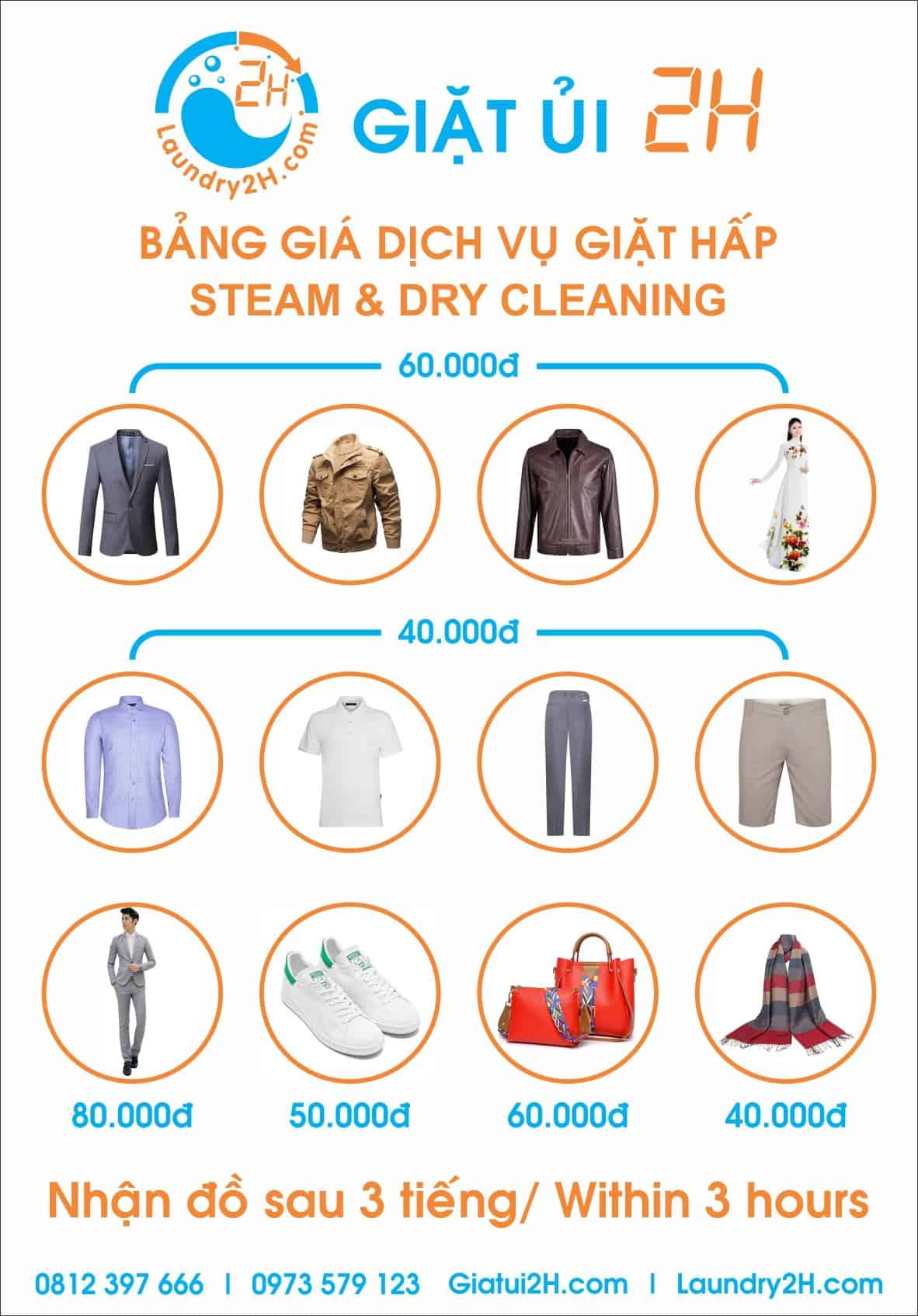 Giặt hấp áo vest Đà Nẵng